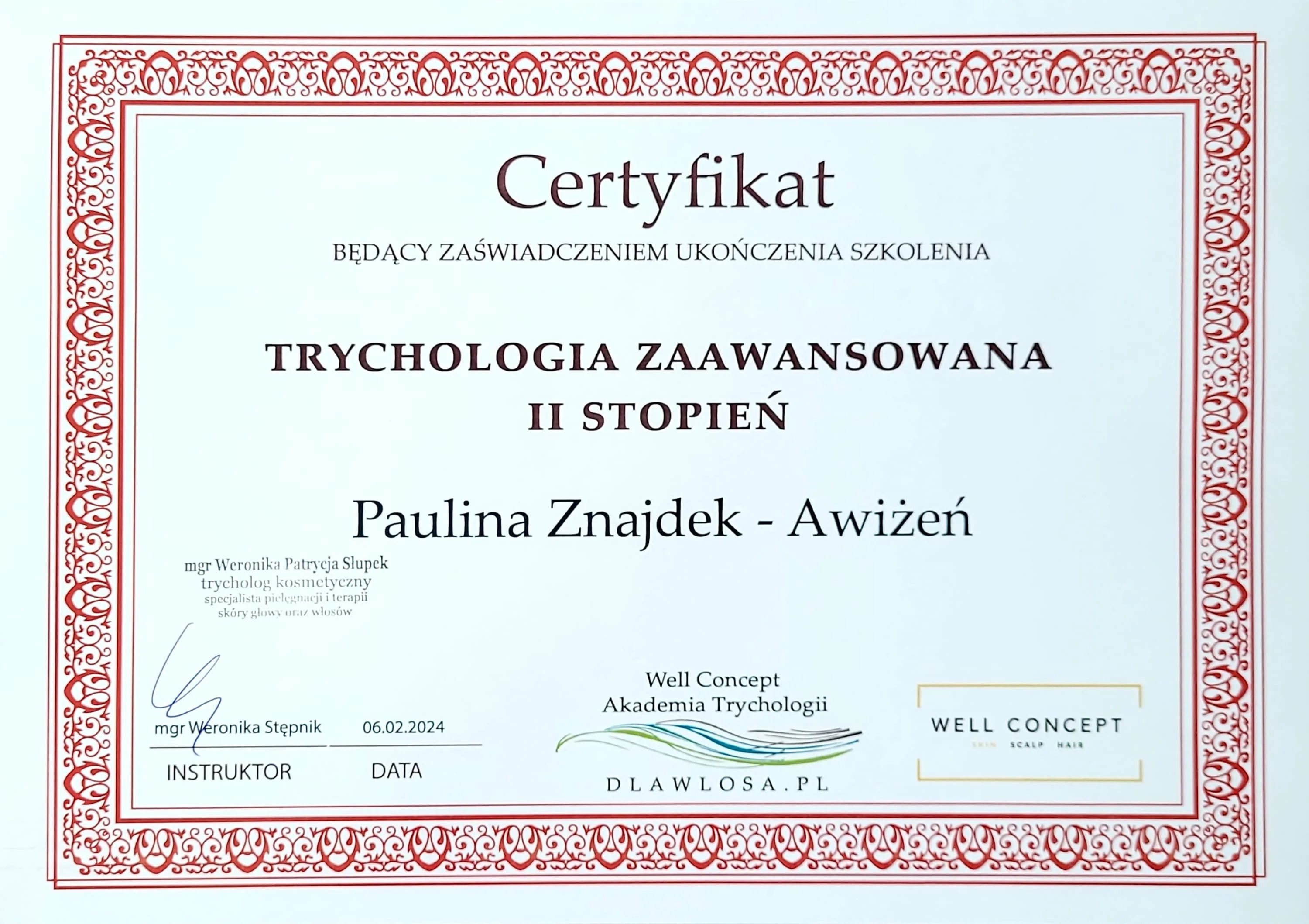 Trychologia Zaawansowana II