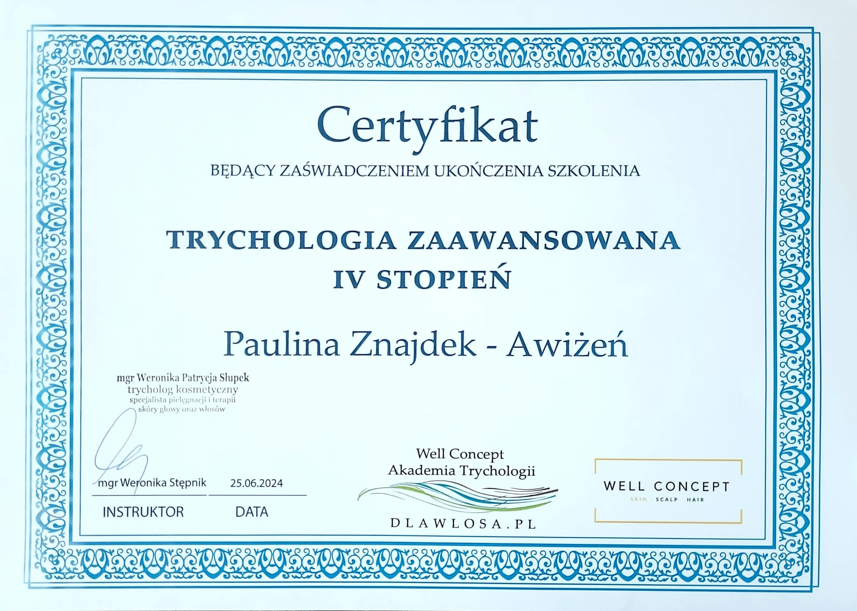 Trychologia Zaawansowana IV